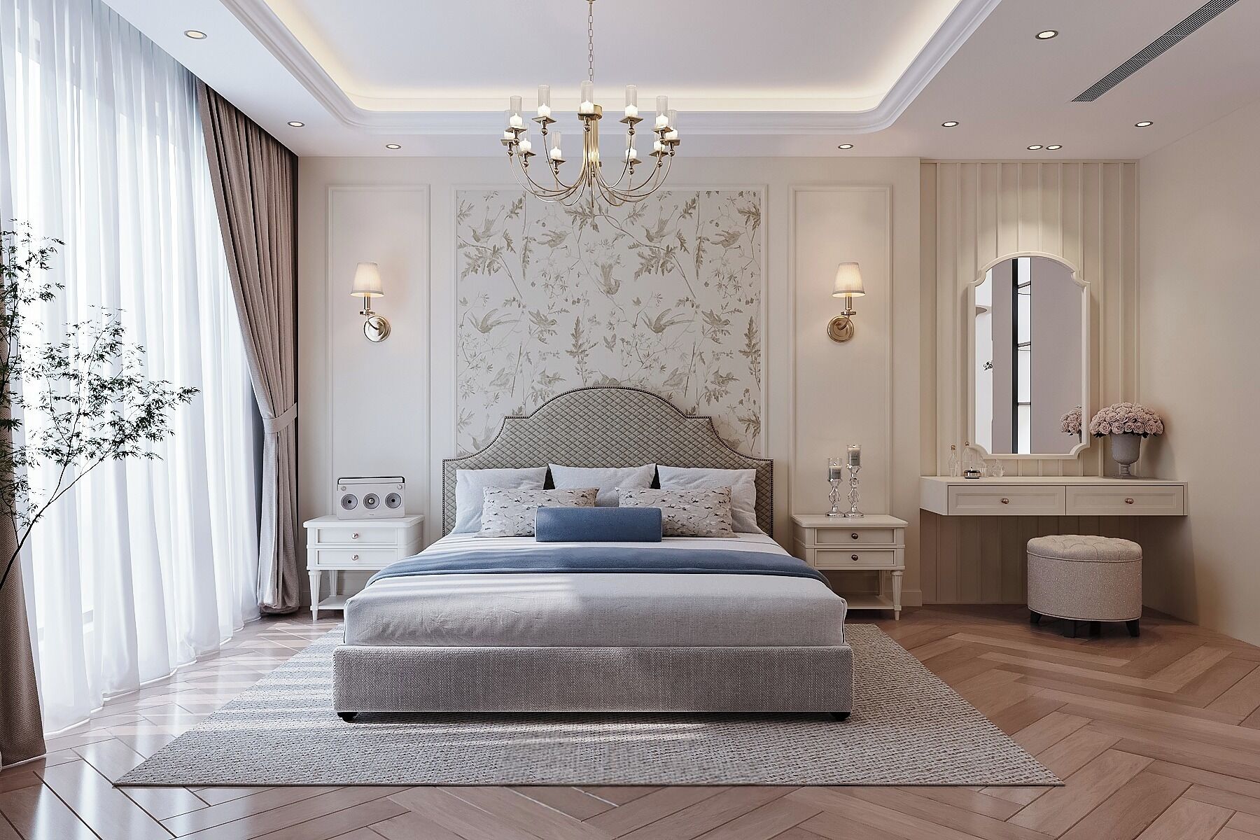 Elite Apartment, 3 Bedrooms, Balcony, City View | Hypo-allergenic bedding, minibar, individually decorated