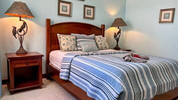 2 bedrooms, iron/ironing board, travel crib, WiFi