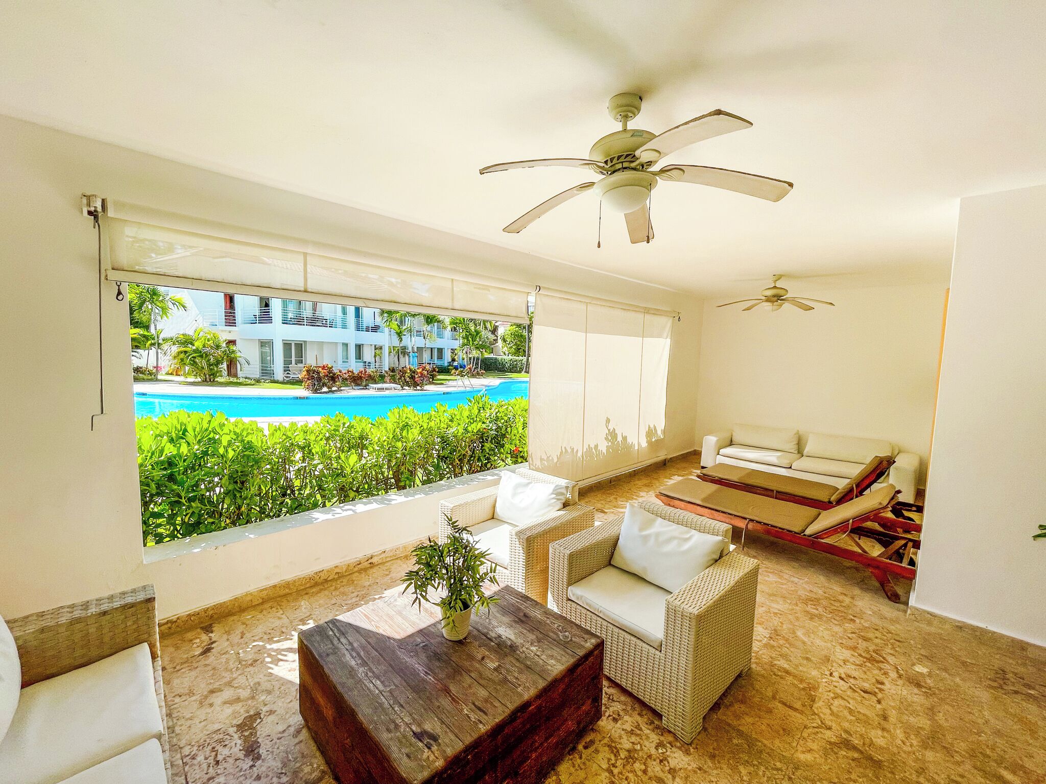 Superior Condo, 2 Bedrooms, Terrace, Pool View | View from room