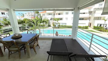 Villa Premium, 2 habitaciones, junto a la alberca | Terraza o patio