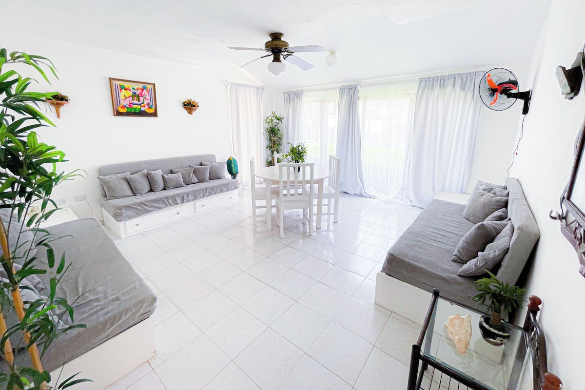 Villa Supérieure, 3 chambres, cuisine, vue jardin | Draps en coton égyptien, literie de qualité supérieure