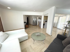 Apartment, Ocean View | Living area