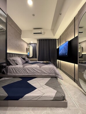 1 bedroom, desk, free WiFi - Apartment Bella Pakuwon City Mall Surabaya Timur 3 pax direct access to mall (Surabaya)