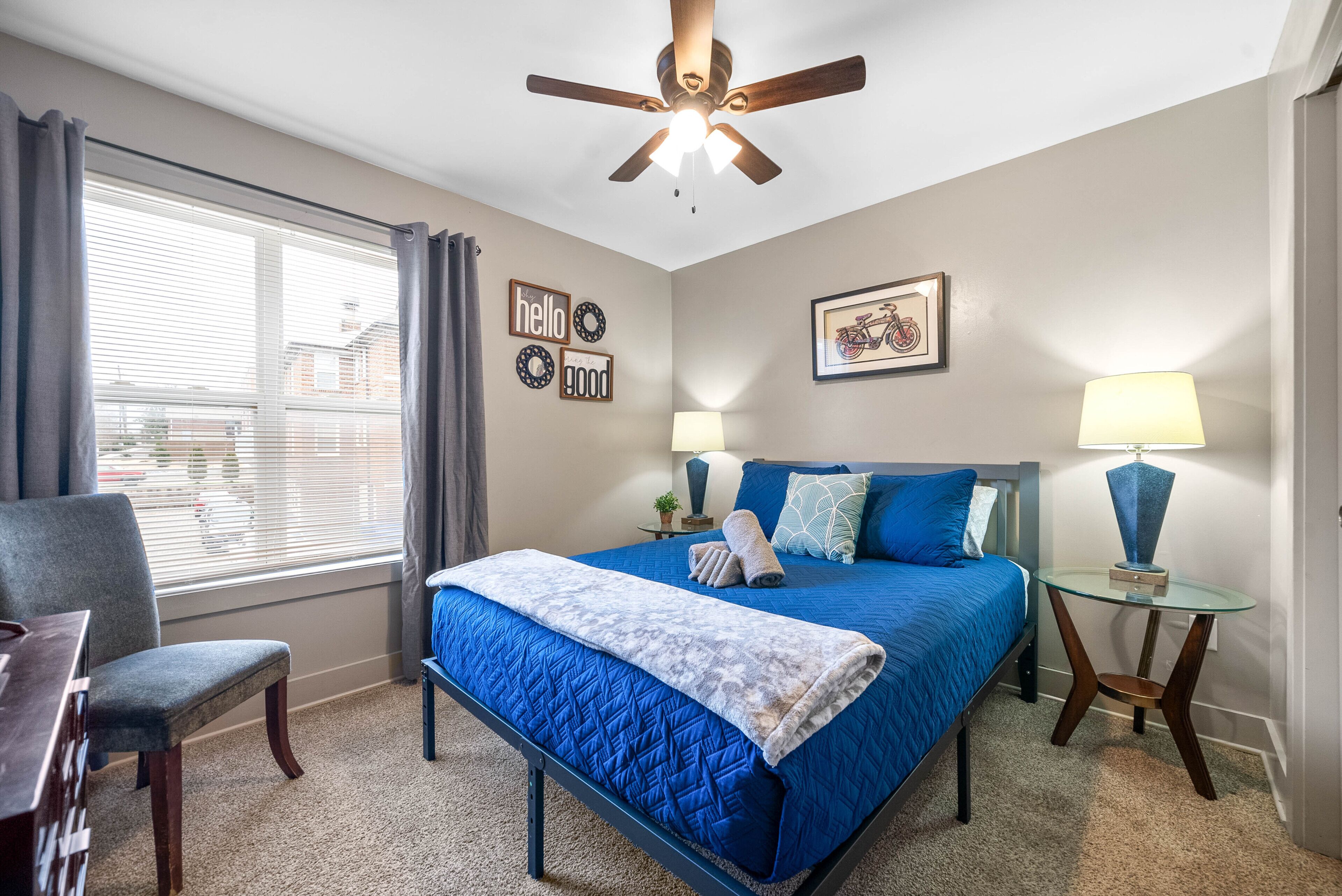 Condo, Multiple Beds, Balcony, Garden View (Loft #205 (540 N 2nd St)) | 2 bedrooms, individually decorated, individually furnished, bed sheets
