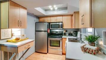 Condo, Multiple Beds, Balcony, Garden View (Loft #304 (540 N 2nd St)) | Private kitchen