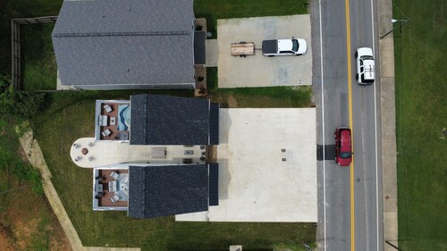 Urban Rooftop of Downtown