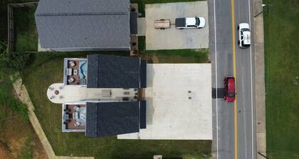 Urban Rooftop of Downtown