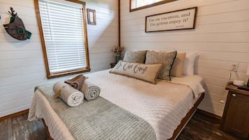 Ferienhaus, Mehrere Betten, Terrasse, Gartenblick (120 PGL) | 1 Schlafzimmer, individuell dekoriert, individuell eingerichtet