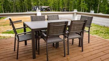 Huis, meerdere bedden, patio, uitzicht op tuin (121 & 131 ITP) | Buiten dineren