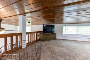 Casa, 2 camas Queen, sacada, vista para o jardim (130 PGL) | Parte interna