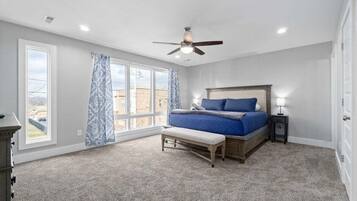 2 habitaciones, decoración personalizada y muebles diferentes