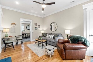 Condo, 1 Queen Bed with Sofa bed, Balcony, Garden View (Unit #5 (638 Madison St)) | Living area