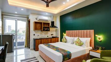 Habitación doble Deluxe, balcón | Wifi gratis