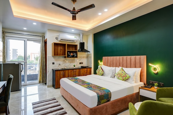 Habitación doble Deluxe, balcón | Wifi gratis