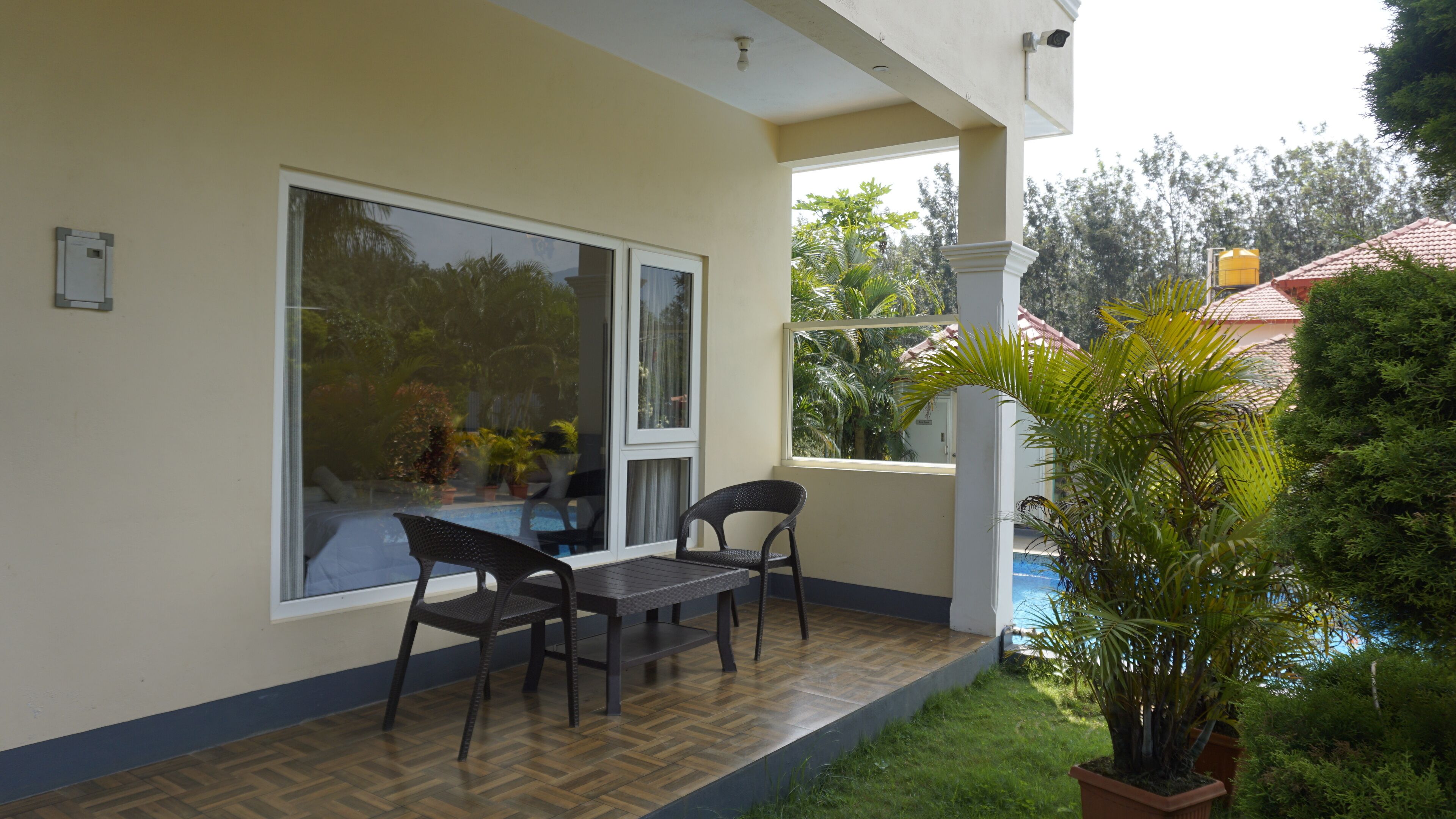 Habitació Deluxe, balcó, vistes a la piscina | Balcó