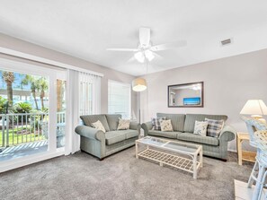 Condo, 1 King Bed with Sofa bed (Nautical Watch D-2) | Living area