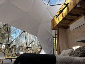 2 bedrooms, free WiFi, bed sheets - DOMO Boutique with tinaja in the Tunquen Forest (Tunquén)