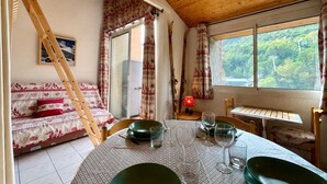 Dining - Studio Cabin 5 pers, Parking, Near Slopes (Briançon)