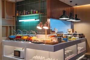 Free daily buffet breakfast - Kainuo Garden Aesthetic Design Hotel - Guangzhou Yuexiu Beijing Road, International Clothing City Trade Centre Store (Guangzhou)