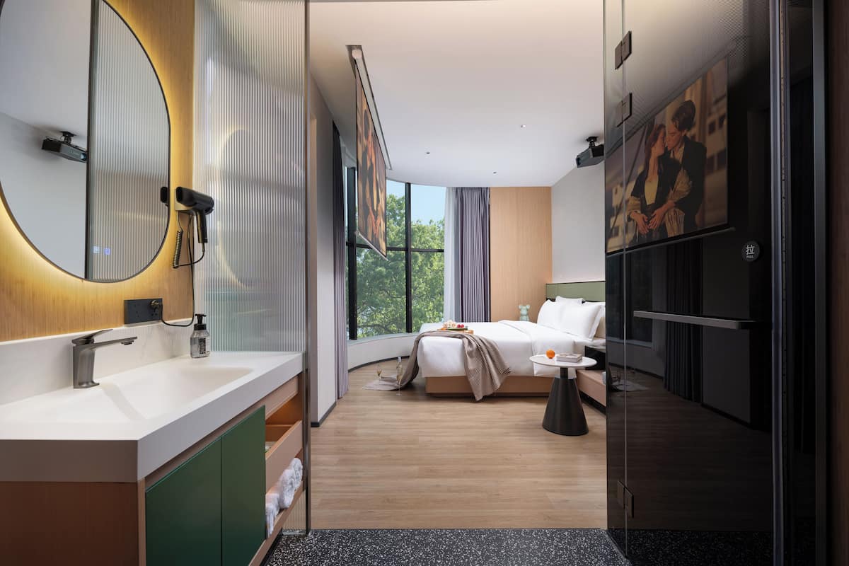 Round-screen panoramic double Room | View from room