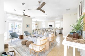 House, Multiple Beds (Topsail) | Living area | TV