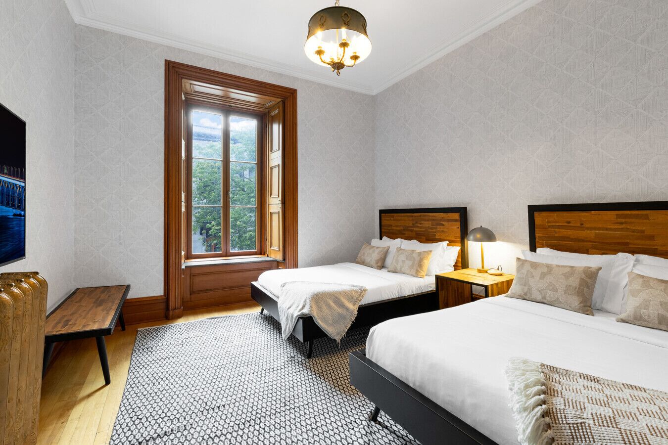 1 bedroom, iron/ironing board, travel crib, free WiFi