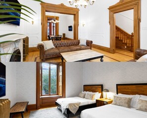 1 slaapkamer, een strijkplank/strijkijzer, reisbedje, gratis wifi