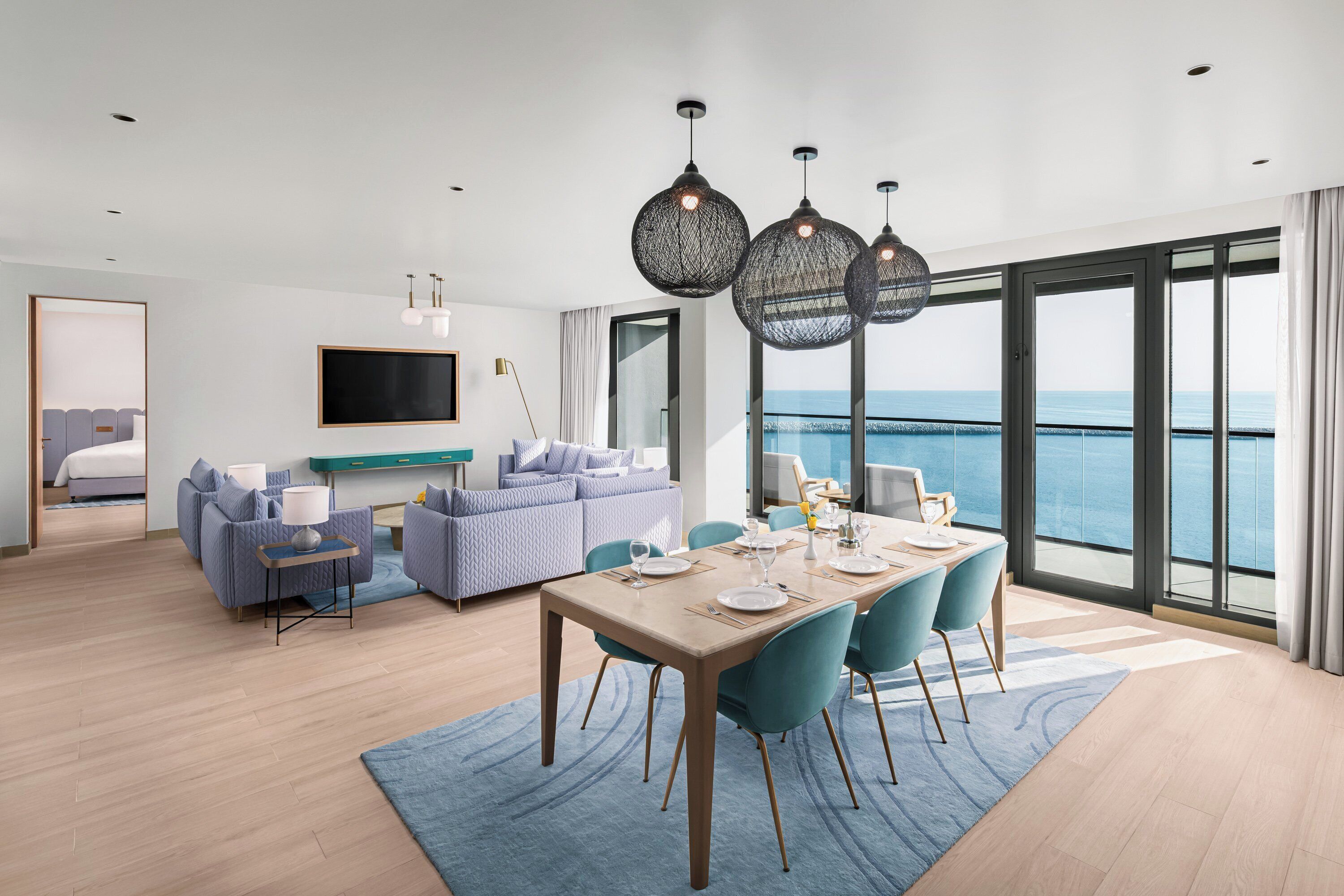 Egyptian cotton sheets, premium bedding, down comforters, minibar