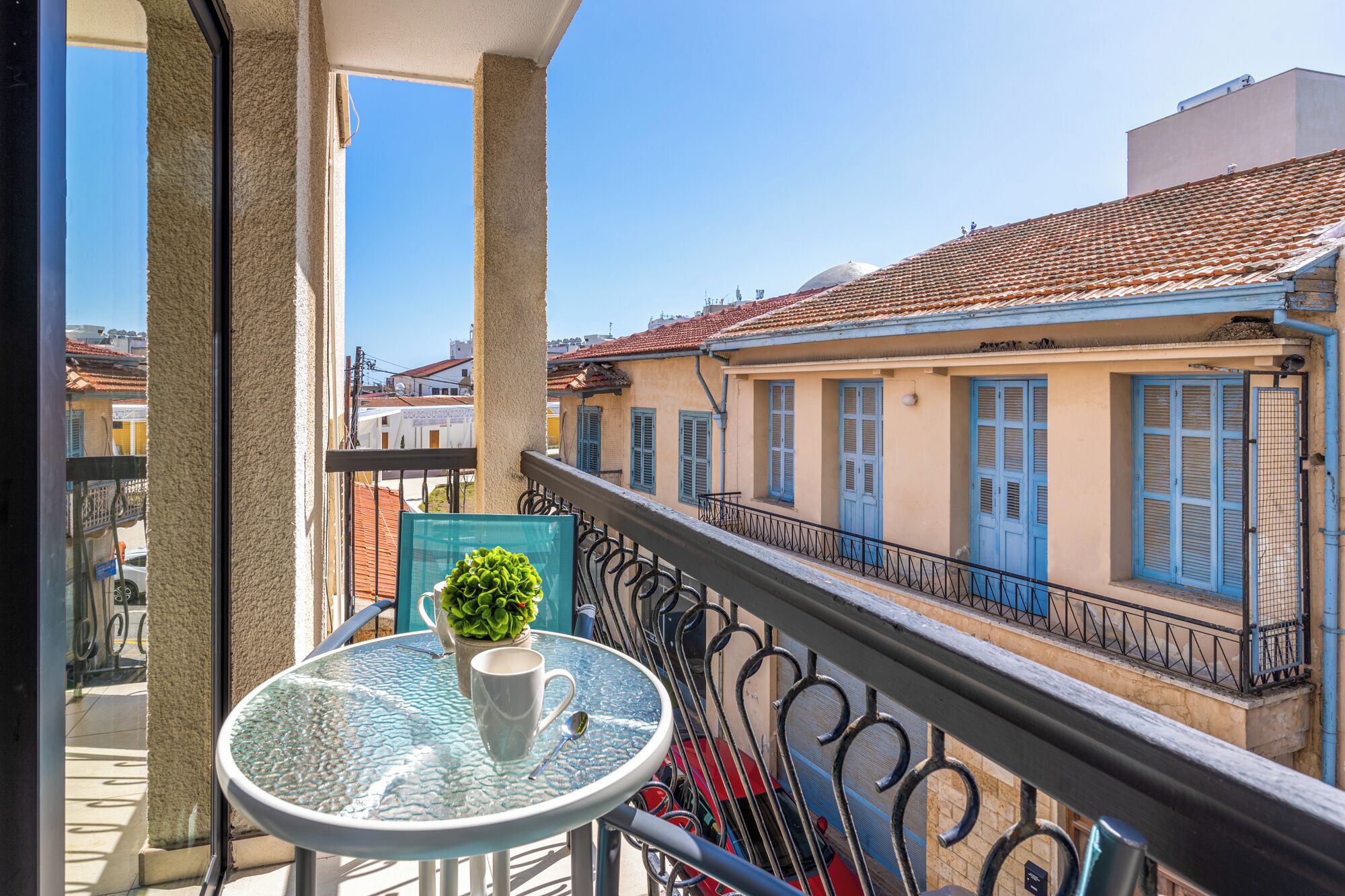 Apartamento, 1 habitación, cocina, vistas a la ciudad | Balcón