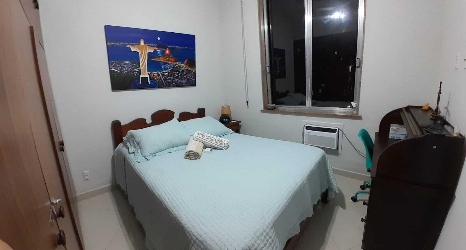 Blackout curtains, iron/ironing board, free WiFi