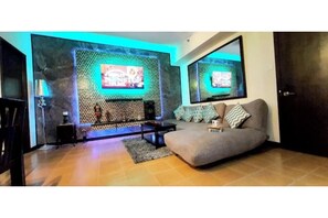 Living area - Makati 2 bedroom condo (Makati)