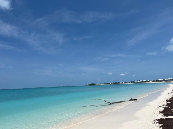 Sun loungers, beach towels