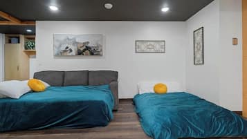 1 多间卧室、熨斗/熨衣板、免费 WiFi、床单