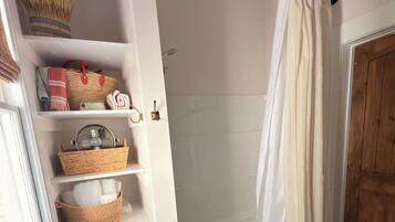 Towels, soap, toilet paper