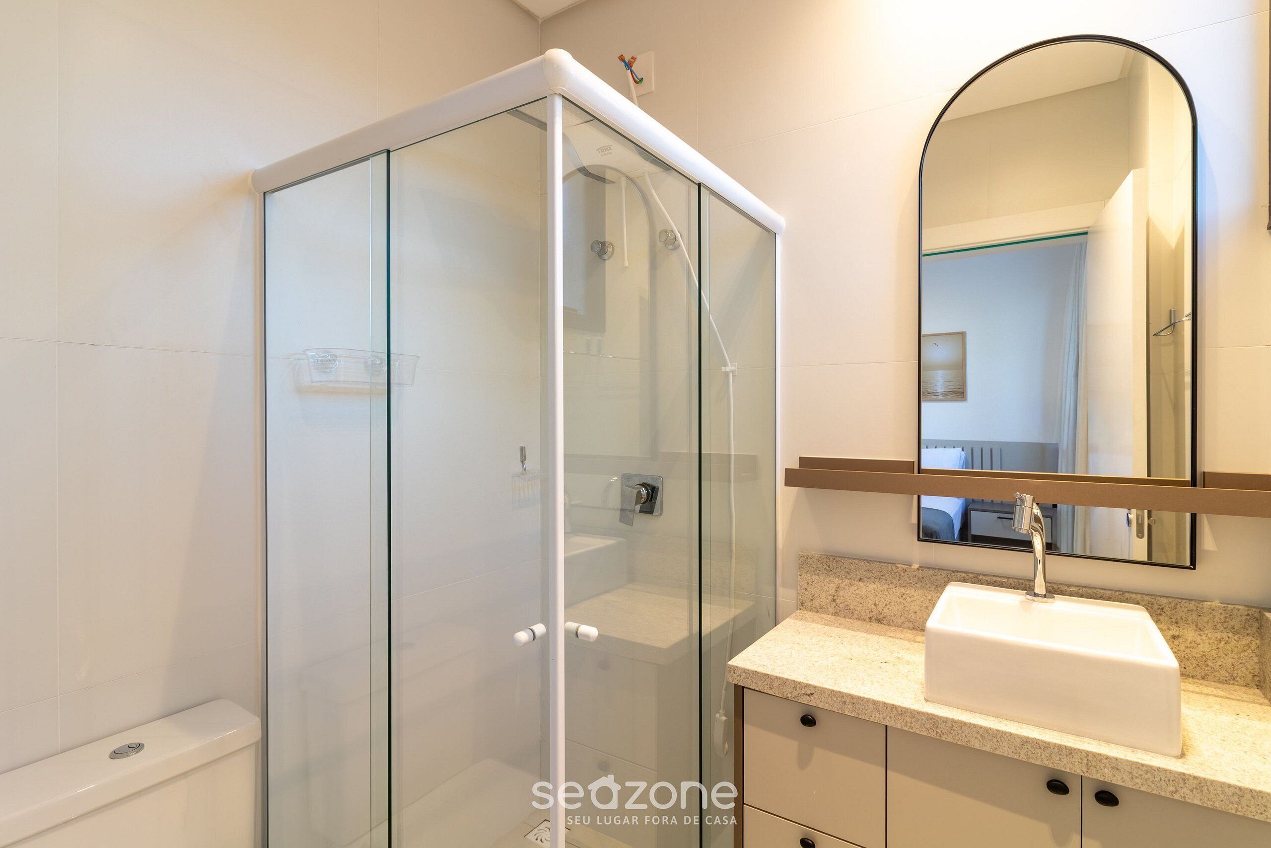 Eenvoudig appartement | Badkamer