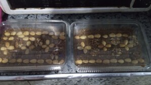 Two plastic containers with food items on a kitchen counter. - Nice house in the middle of Oujda city (Oujda)