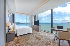 Ropa de cama de alta calidad, camas con efecto memoria y minibar 