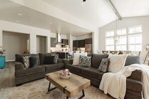 TV, fireplace, table tennis