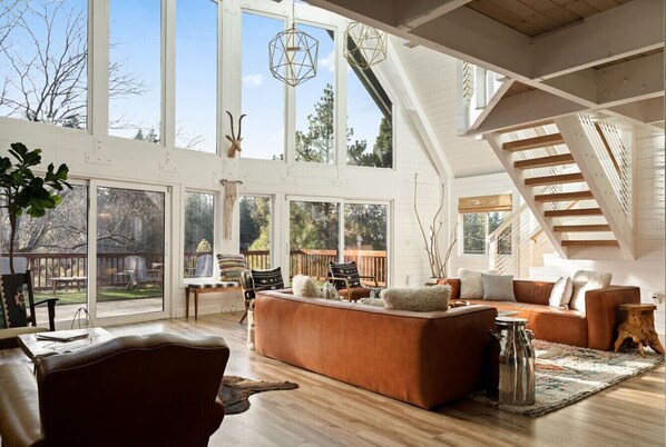 TV, fireplace, video games, table tennis