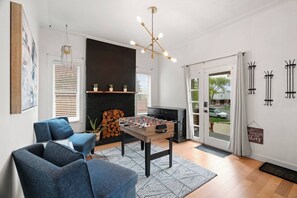 Game room - Era & Edge | 3BR Victorian at 9th & 9th, Yard, Dog (Salt Lake City)