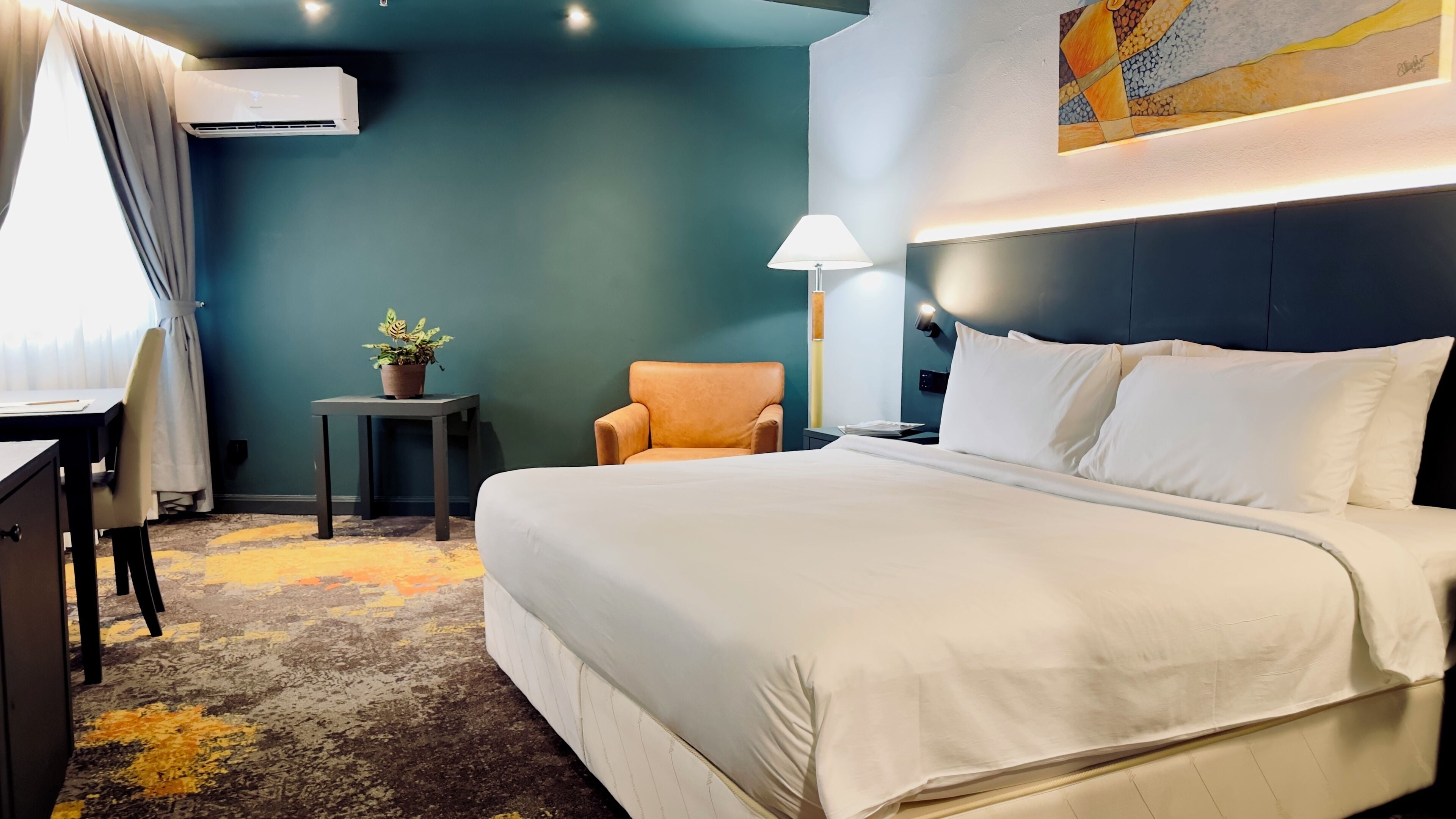 Literie de qualité supérieure, coffres-forts dans les chambres