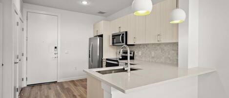 Microwave, oven, dishwasher