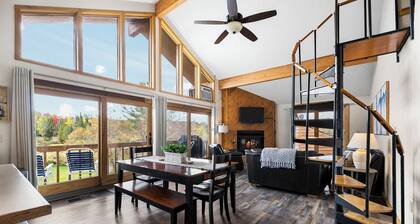 Walk to the ski lift at Schuss Mountain
- Sleeps 8