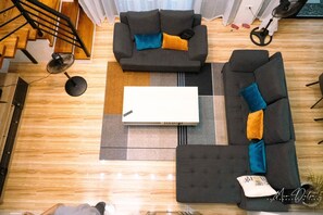 Living area - Experience the ultimate relaxation and privacy in Gray's Farmhouse. (Quezon)