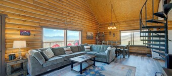 Enchanting Log Cabin Retreat with Guest Cabin in Montana’s Gravelly Range