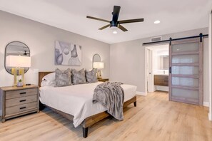 5 bedrooms, iron/ironing board, travel cot, WiFi