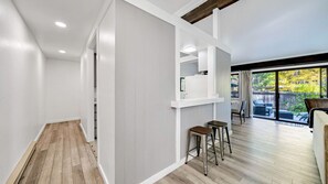 Interior - This light-filled alpine retreat blends rustic charm with modern style. (Graeagle)