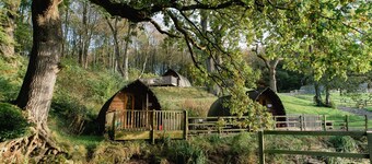Romantic Cosy Cabin with Hot Tub in Cumbria