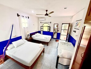Family Studio, Garden View | Individually decorated, individually furnished, free WiFi, bed sheets