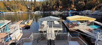 Waterfront Retreat with Private Dock and Spacious GameRoom. We Are Pet Friendly